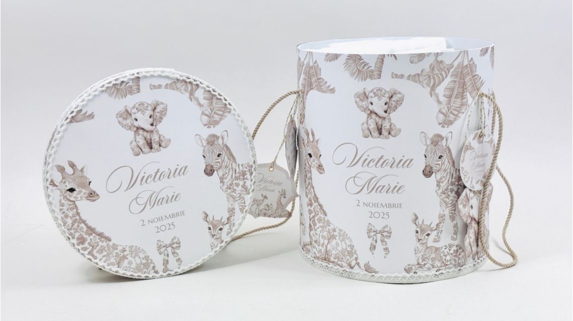 Trusou botez Dior Beige Nude Baby Safari tematică exotică și elegantă 30